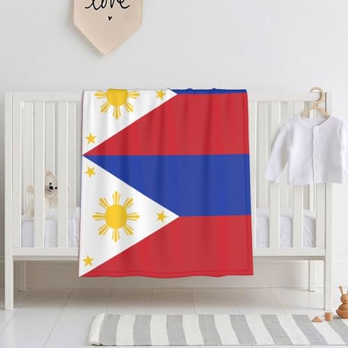 Soft Baby Blanket Philippine Flag Printed Baby Comfort