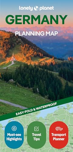 Lonely Planet Germany Planning Map