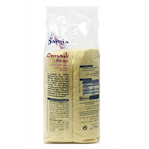 SAMIA SEMOULE DE BLE MOYENNE 1KG - SAMIA - LOT DE 4 - Offre Special