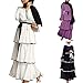 Robe de Gâteau Musulmans Femmes Robe Musulmane Femme Robe Longue de Mariée Prière Avec Ceinture Arabe Style Palais Jalabiya Vêtements Islam Longue Jupe Robe de Soirée Partie Unie élégante Abaya Cadeau