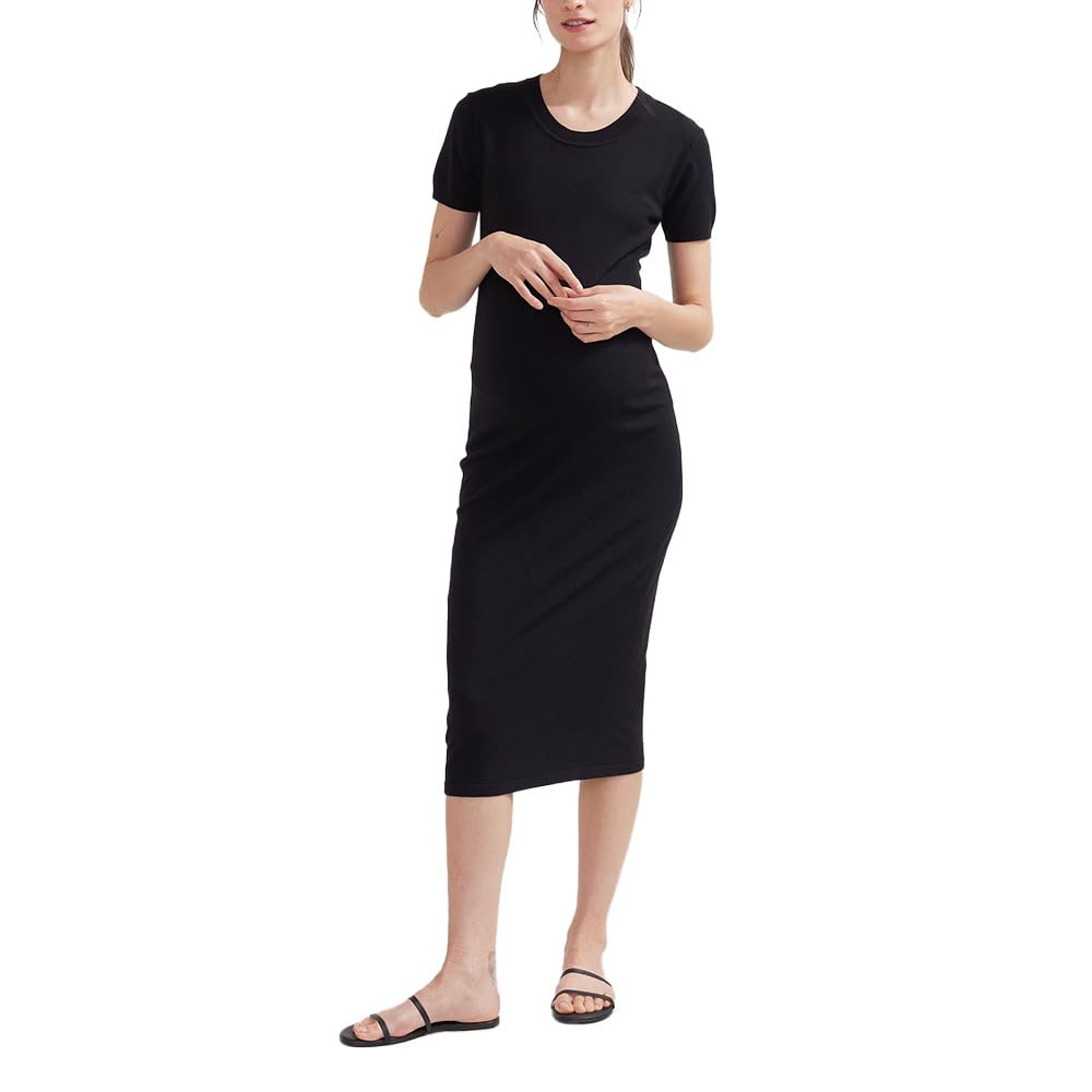 HATCH Collection | Maternity Midi-Length Dress, Two-Way Stretch, for All Occasions | The Eliza Dress