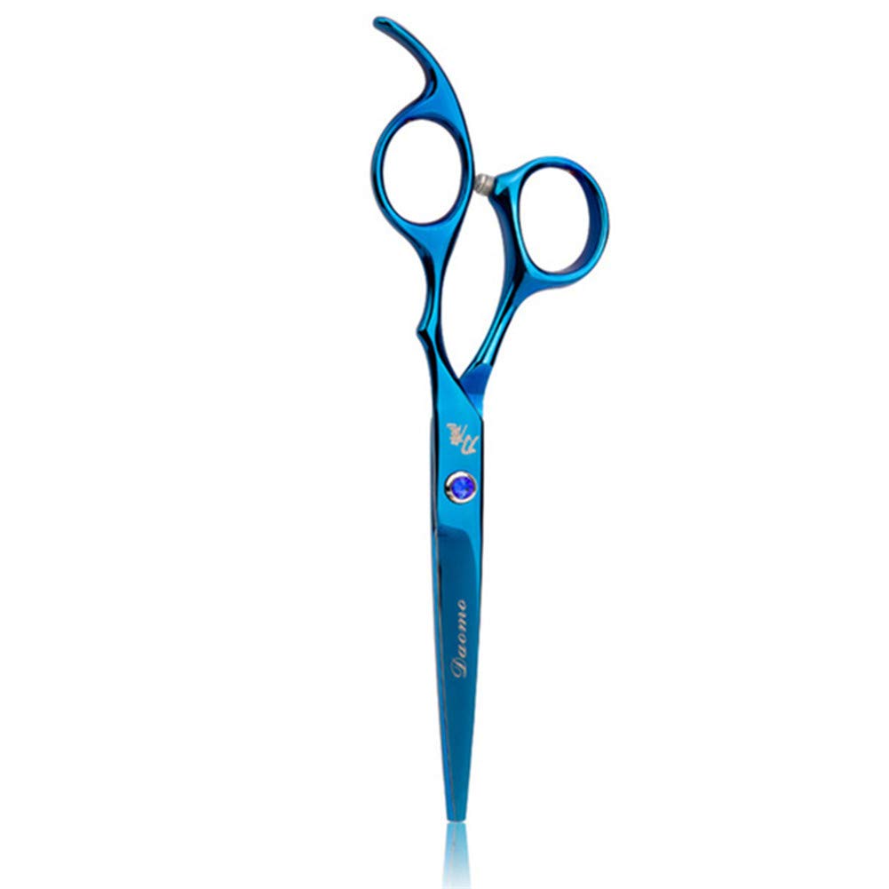 PLUS PO Hair Scissor Hairdressing Scissors Hairdresser Scissors Dog Grooming Scissors Haircut Scissor Professional Hairdressing Scissors Thinning Scissors blue,straight