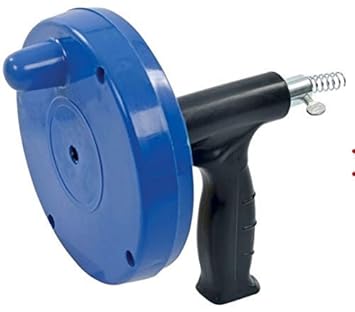 Drain Unblocker - Handy Extendable Wire 25 ft. Plumbing Tool - Unblocking Ideal for Removing Hairs and Other Particles from Washbasins, Kitchen and Bathroom Sink Pipes