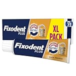Fixodent Crème Adhésive Plus Mordant Imbattable, Pour Prothèses Totales et Partielles, Goût Neutre, Tenue Et Confort Tout Au Long De La Journée, 57ml