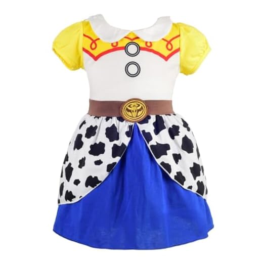 Lito Angels Disfraz Vestido de Vaquera para Bebe Niña, Talla 18-24 meses (Número de etiqueta 90)