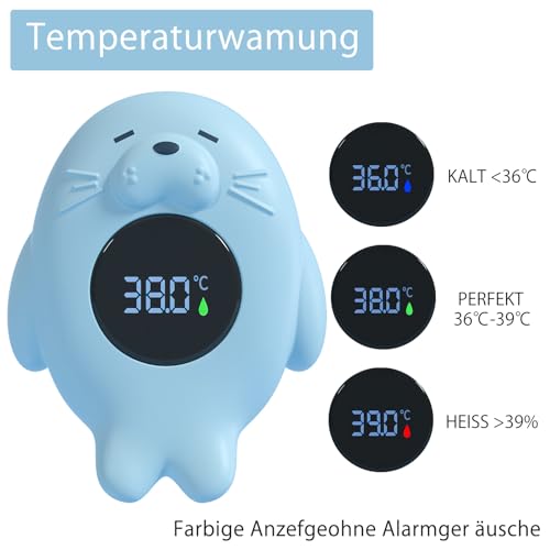 Miniatura 5 de Vossot Termómetro Digital De Agua Para Bebés Y Niños - Azul
