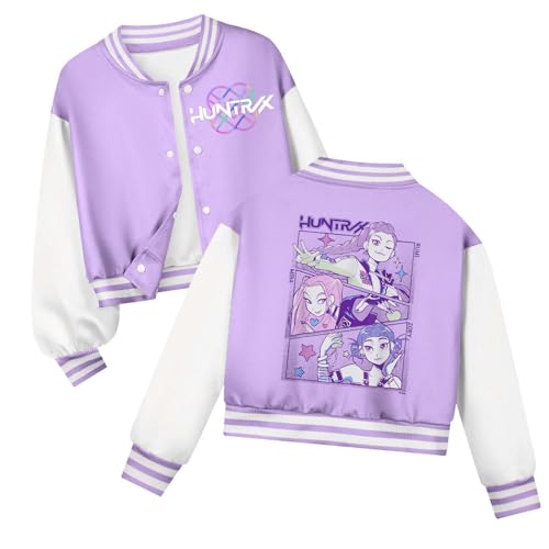 El Mejor Listado de Ropa de Rugby para Niña los más recomendados. 41 Demons Hunters Chaqueta Bomber Para Niñas Tapeta Con Botones Chaqueta Deportiva Informal De Manga Larga