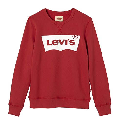Levi's Kids Batwin Sweatshirt Felpa, Rosso (Red