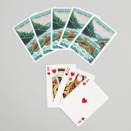 Baraja de Póker Lantern Press 52 cartas tamaño estándar miniatura 7