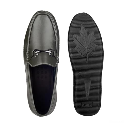 Image of WUGATTI Men's Suede Office Wear, Trendy & Lightweight Slip-On Loafers