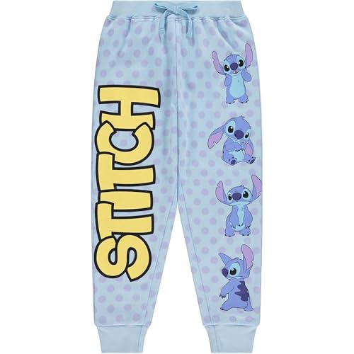 Image of Disney Girls Lilo & Stitch Clothing Set - Stitch Sweatshirt Hoodie and Jogger - 2-Piece Outfit Set - Sizes 4-16