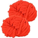 🧣【Alta Qualità】: Gomitoli di lana grossa, realizzati in acrilico, molto resistenti e super delicati al tatto. Hanno una consistenza leggera e morbida, con un ottimo rapporto qualità-prezzo.