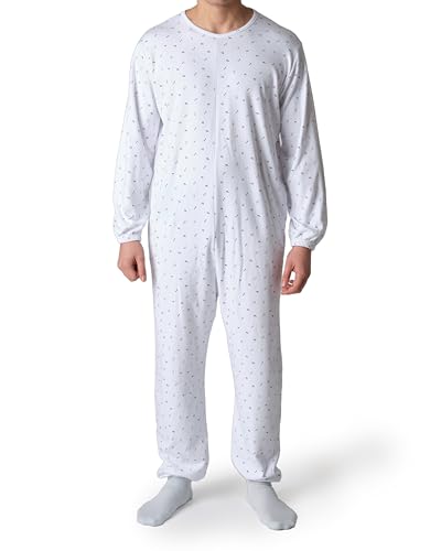 Pyjama sanitaire hiver pour senior idéal en maison de retraite ou à domicile