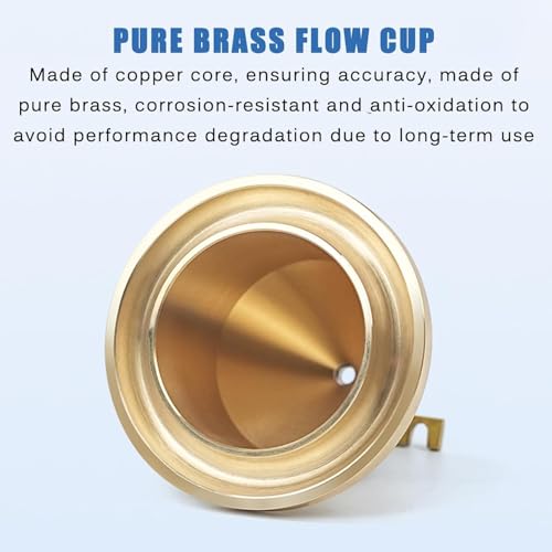 Viscosimètre de débit de bureau, tasse de viscosité d'immersion pour un test précis de viscosité liquide, idéal pour l'application de revêtement, d'encres et de peintures