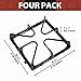 Premium WB31K10034 Gas Range Surface Burner Grates Replacement Parts For GE Stove Parts General Electric Cooktop Parts Cast Iron Gas Stove Rack, Top Burner Rack Sets 4-Pack