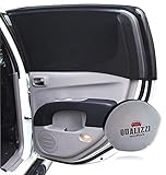 XXL-Size/ Car Window Sun Shades for SUVs up to 46-51' x 23-25' for Side Windows Sun Protection for Baby. Window Socks (2-Pack)