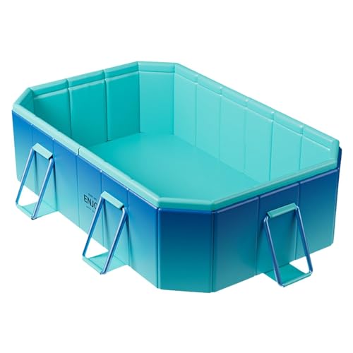 Piscina para niños al aire libre, piscina plegable, piscina plegable, piscina segura y divertida, piscina convenientemente plegable para una fácil portabilidad en interiores y exteriores