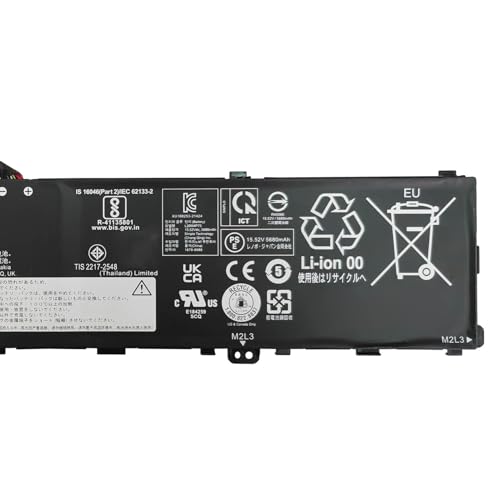 FCZFCZ L20M4P75 Battery 90Wh 5805mAh Replacement for Lenovo ThinkPad P1 Gen4 Gen5 Gen6 / ThinkPad X1 Extreme 4th Gen/ThinkPad X1 Extreme Gen 5 Series SB11B79215 5B11B79217 L20D4P75 15.52V by FCZFCZ - Image 3