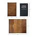 Hide & Drink, Pocket-Sized Memo Books Cover Compatible with Field Notes (3.5 x 5.5 in.) Journal Case with Card Slot, Refillable Travelers Notebook, Full Grain Leather, Handmade, Single Malt Mahogany