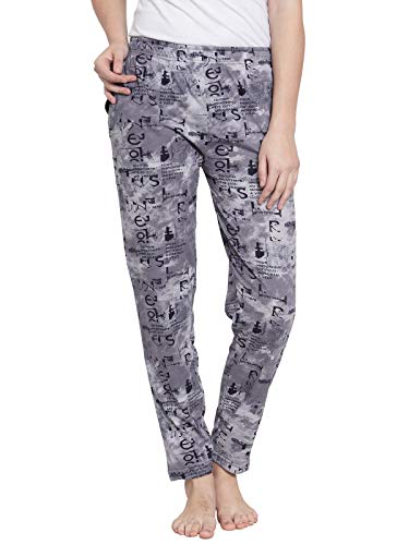 Image of UZARUS Women's Cotton Sleep Sports Track Pants with 2 Zipper Pockets - Pack of 2