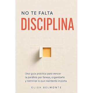 No te falta disciplina Audiolibro Por Elisa Belmonte arte de portada