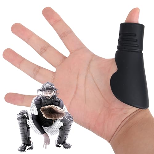 lasuroa Thumb Guard for Baseball & Softball, Silicone Protective Shield Catching Training Thumb...