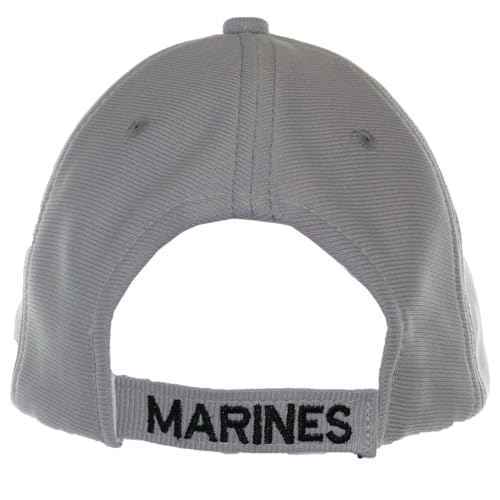 Gorra deportiva estilo militar gris ajuste ajustable miniatura 3