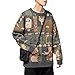 KCLOT Mens Womens Varsity Long Sleeve Knitted Cardigan Sweaters Cute Bear Sweater Animal Graphic Oversize Round Neck Pullover Jumper (S, Vintage Animal Pattern #Grey)