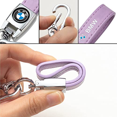Xinhongtu Genuine Leather Car Keyring For Bmw M 1 3 5 6 Series X1 X3 X5 X6 Z4 X6 X8,Key Ring Lanyard Accessories Black Key Chain Keyring,For Men And Woean… #TOP1