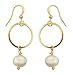 Produktbild Smilla Brav Perlenohrringe Damen-Ohrringe mit goldenen Ringen und Perlen TR03