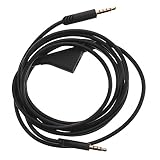 HOMOCONO 交換用ヘッドホンケーブル ゲーム用 高耐久オーディオコード ロジテック 対応 ユニバーサル装着 音声伝送ノイズレス 黒色プラグ 便利持ち運び設計