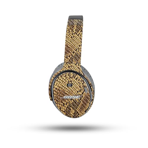 Image of MightySkins Carbon Fiber Skin Compatible with Bose QuietComfort 35 II Headphones - Rattleskin | Protective, Durable Textured Carbon Fiber Finish | Easy to Apply