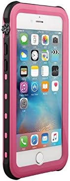 iPhone 7 Waterproof Case, LYNXTECH Ultra-thin Dust-Proof Snow-Proof Shock-Proof Underwater Waterproof Case for iPhone 7 (Pink)