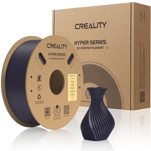 Filamento PLA Hyper in Fibra di Carbonio Ufficiale di Creality Viola 1KG, Filamento per Stampanti 3D per la Stampa Ad Alta Velocità, Liscio, Precisione Dimensionale +/-0,03 mm, 2,2 lbs/spool