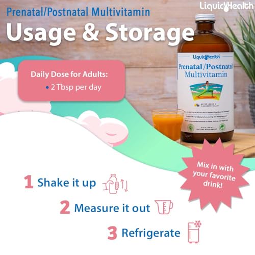 LIQUIDHEALTH Prenatal Postnatal Liquid Multivitamin