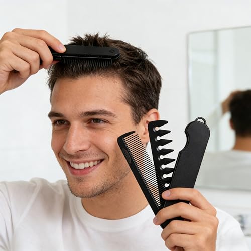 Peine Texturizador para Hombre 2 Pzas miniatura 7
