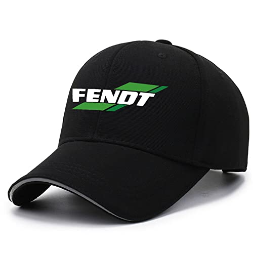 HAOZAILIN Herren Baseballkappen für FENDT Bedruckt Klassische Papa Kappe Atmungsaktive Baseballmützen Unisex Trucker Kappen Sommer Sonnenhut Geschenk Teenager-Black||One Size