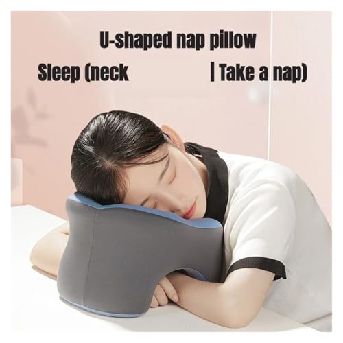 Almohada de espuma viscoelástica ergonómica para viaje miniatura 3