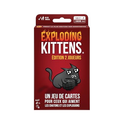 Exploding Kittens 2 Joueurs - Asmodee - Jeu de socit - Image 4