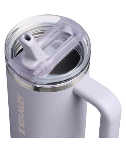 Image of STANLEY Quencher ProTour Flip Straw Tumbler with Leakproof Lid 30 oz | Built-In Straw & Handle | Cupholder Compatible for Travel | Insulated Stainless Steel Cup | BPA-Free | Purple Dust
