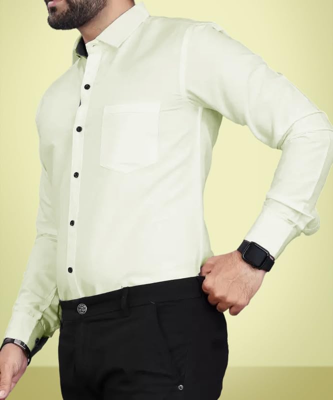 Image of Tee Projekt Combo Casual Shirt for Men Spread Collar Long Sleeve Shirt Casual, Formal, Home
