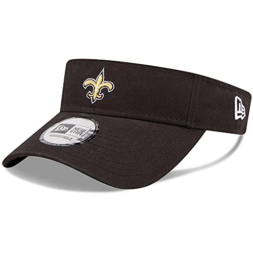 New Era Men s Black New Orleans Saints Adjustable Visor