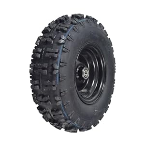 Alveytech 13X5.00-6 Front Tire And Wheel Assembly For Coleman Ck100 &Amp; Sk100 Go-Karts - Durable Pneumatic Black Tire With Knobby Tread, Steel Rim &Amp; Bearings, Replacement 4-Wheeler Go-Kart Accessories 4 41b3ydem4wl. sl500 . ss300