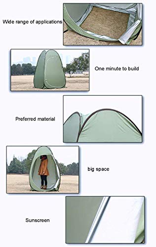 Carpa de camping, tienda de ducha, capacidad para 2 personas miniatura 2