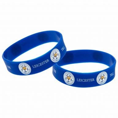 Leicester City F.C. Official Till I Die Wristbands, Unisex, Football Fans, Kids, Blue, White, One Size