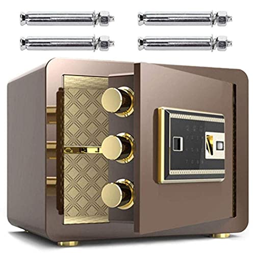 Dépôt électronique de documents et argent coffre fort Siguct S en métal marron 35cm