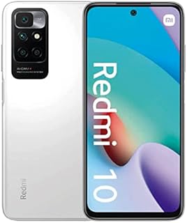 Xiaomi Redmi 10 (2022) - Smartphone 128GB, 4GB RAM, Dual Sim, Pebble White