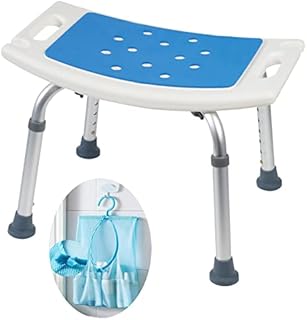 Medokare Shower Seat for Inside Shower - Bath Stool, Medical Shower Chairs for Seniors, Elderly, Handicap & Disabled - Adjustable Support Shower Bench w/ Handles for Bathtub