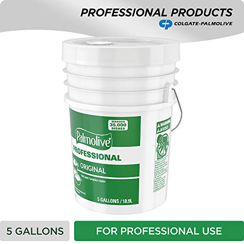 Palmolive Professional Dishwashing Liquid, Dish Soap, Dish Liquid Soap, Phosphate Free, Ph Balanced, Dishwasher Cleaner, 5 Gallon Bucket (Part Number: 204917), 10035110049172 #TOP1