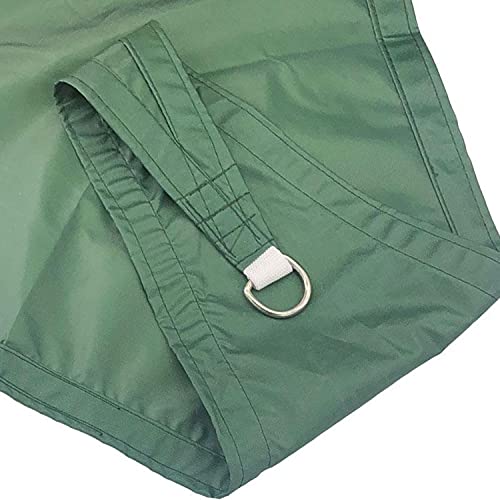 Auvent rectangulaire vert foncé étanche à 98% blocage UV pour extérieur - 7